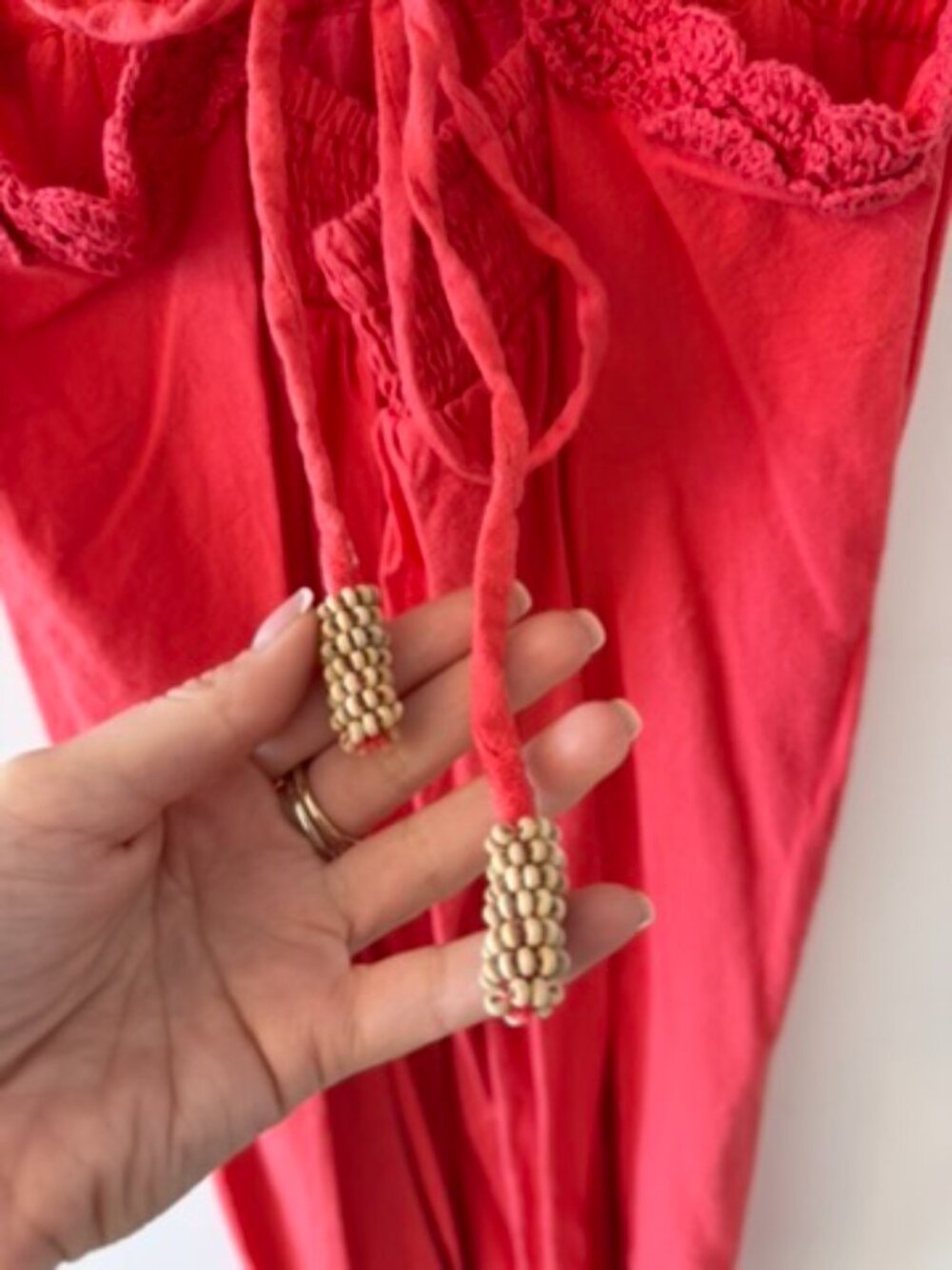 Free People Red Maxi Dress Size Small - Picture 5 of 6
